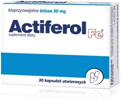 Zdjęcie Actiferol Fe 30 mg 30 kapsułek - Bartoszyce