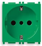 Zdjęcie Vimar Gniazdo SICURY 2P+T 16A Typ Włoski Zielone 14209.V - Dębno