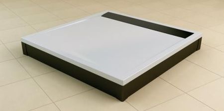SanSwiss Ronal ILA 80x90 cm (3-stronna) czarny mat, PWIU800908006
