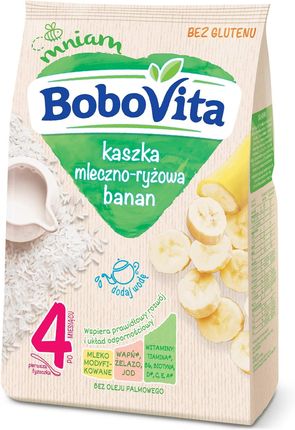 Bobovita Kaszka Mleczno Ryżowa Banan Po 4 Miesiącu 230G