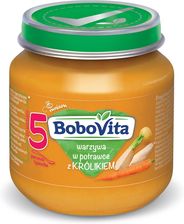polecamy Dania dla dzieci Bobovita Warzywa W Potrawce Z Królikiem Po 5 Miesiącu 125G