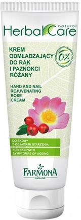 FARMONA HERBAL CARE Krem różany odmładzający do rąk i paznokci 100ml