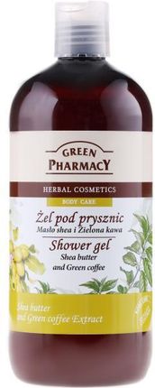 Green Pharmacy Żel pod prysznic Masło Shea i zielona Kawa 500ml