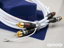 Zdjęcie Supra Biline Phono 2 RCA Kabel Gramofonowy 1m - Krzywiń