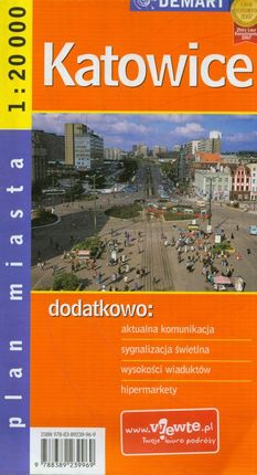 Katowice plan miasta 1:20 000