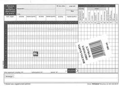 Zdjęcie Typograf Druk Roczna Karta Obecności W Pracy A5 02038 A'100 - Ujazd