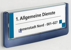 Durable Tabliczka Informacyjna Click Sign 149X52,5 Mm Granatowa