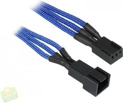 bitfenix Przedłużacz do wentylatorów 3-Pin 60cm opływowy niebiesko czarny (BFA-MSC-3F60BK-RP)