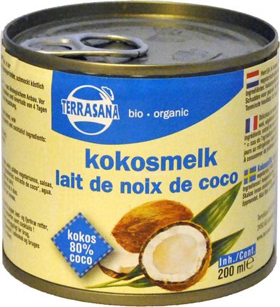Terrasana mleko kokosowe (22% tłuszczu) bio 200ml