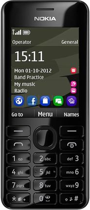 Nokia Asha 206 Dual SIM Czarny