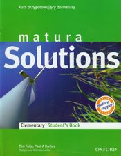 Zdjęcie Matura Solutions Elementary Student's Book - Bieżuń