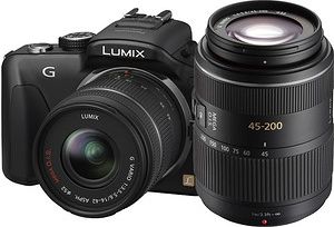 Lustrzanka Panasonic Lumix DMC-G3W + 14-42 mm + 45-200 mm