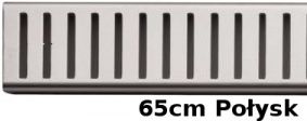 Alcaplast Ruszt PURE-650l połysk 65 cm do odwodnienia liniowego PURE-650l