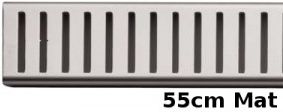 Alcaplast Ruszt PURE-550m mat 55 cm do odwodnienia liniowego PURE-550m