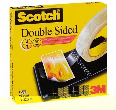 3M Taśma Scotch 665 Dwustronnie Klejąca, W Pudełku, 19Mm X 3 (70016072798)