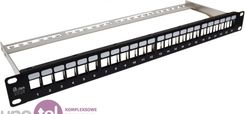 Zdjęcie A-LAN Panel pusty 24 porty z podporą (PK020) - Lubraniec