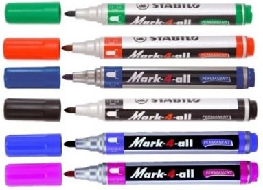 Stabilo Marker Permanentny Mark-4-All Kolor: Niebieski