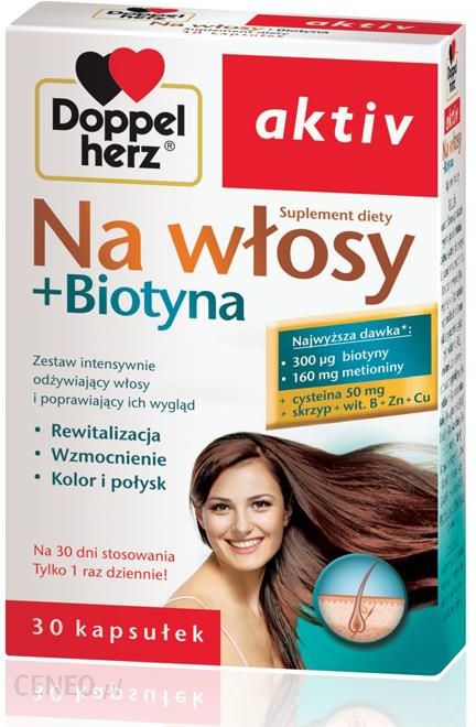 Doppelherz aktiv Na włosy + Biotyna 30 kaps. 