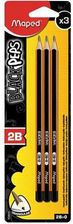 Zdjęcie Maped - Ołówek Blackpeps 2B, 3 Szt. 850012 - Warta