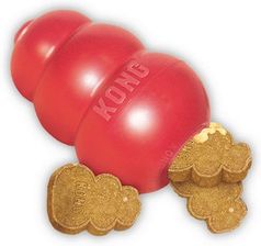 jakie Zabawki dla psów wybrać - Kong Classic Gryzak Czerwony S