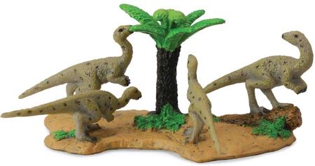 Collecta Zwierzęta Prehistoryczne Rodzina Hypsilofodonów przy drzewie (88524)