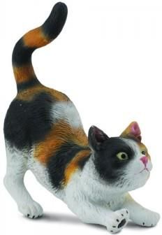Collecta Zwierzęta domowe Kot Domowy Przeciągający Się Kolorowy (88491)