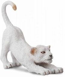 Collecta Zwierzęta dzikie Lwiątko Stretching Białe (88550)
