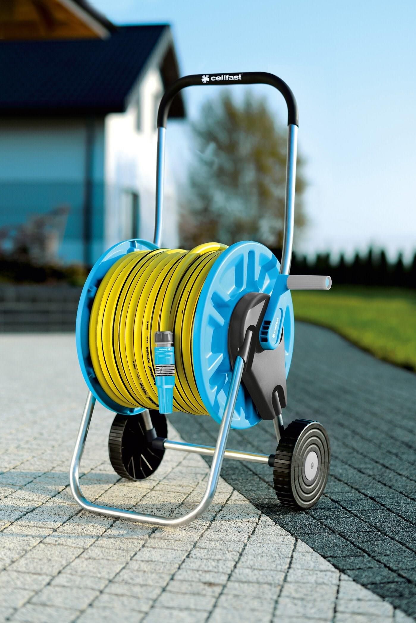 Cellfast Wózek na wąż ALUPLUS 1/2" 60m (55260) - zdjęcie 1 Cellfast Wózek na wąż ALUPLUS 1/2" 60m (55260)
