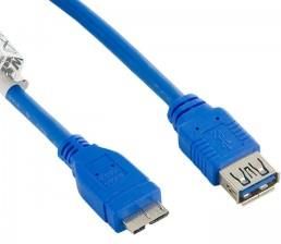 4World Kabel USB 3.0 AF- Micro BM 2.0m niebieski (8972)