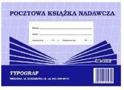 Zdjęcie Druk Pocztowa książka nadawcza A5 Typograf 01191 - Buk