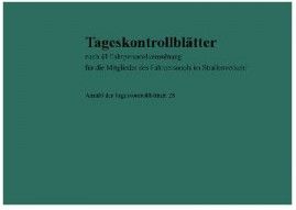 Druk Ewidencja czasu pracy kierowcy "Tageskontrollblatter" (w języku niemieckim) A5 Typograf 02264