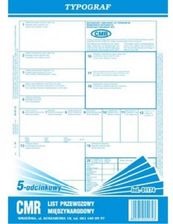 Zdjęcie Druk CMR 5-odcinkowy (bloczek) A4 Typograf 01174 - Krzepice