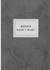 Druk Rejestr wejść i wyjść (oprawa introligatorska) A4 Typograf 02278