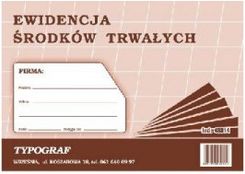 Druk Ewidencja środków trwałych A5 Typograf 48014