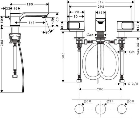 Hansgrohe Axor Urquiola 11041000 - zdjęcie 4