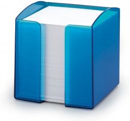 Durable TREND pojemnik z karteczkami, niebieski-przezroczysty