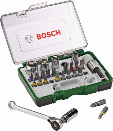 Bosch Zestaw kluczy nasadowych i bitów 2607017160 27 szt