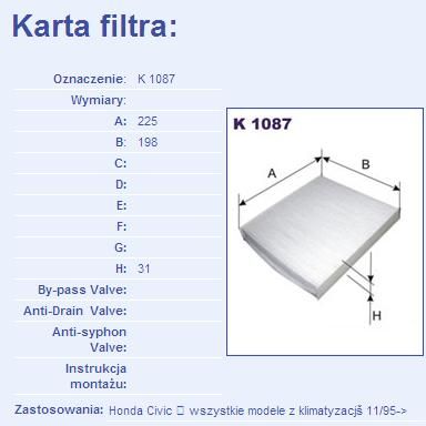 Filtron K 1087