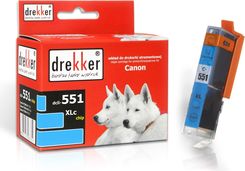 Drekker Zamiennik Canon CLI551C XL Cyan 13ML (DCLI551XLCC)