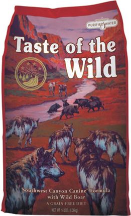 Taste Of The Wild Southwest Canyon Wołowina Jagnięcina Dzik 2Kg