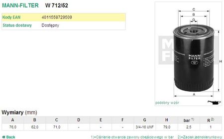 Mann WL7242 [OM517/1]