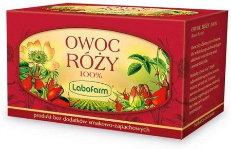 LABOFARM Herbata Owoc róży 20 saszetek