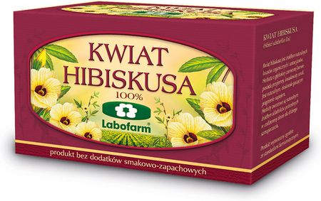 LABOFARM Herbata Kwiat hibiskusa 20 saszetek