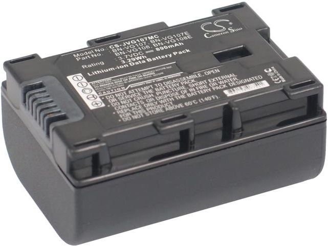 Batterie De Rechange Pour Caméscope JVC BN-VG107 / BN-VG107U / BN-VG107E - 800mAh, 3.6V Li-ion, Avec Puce - 5