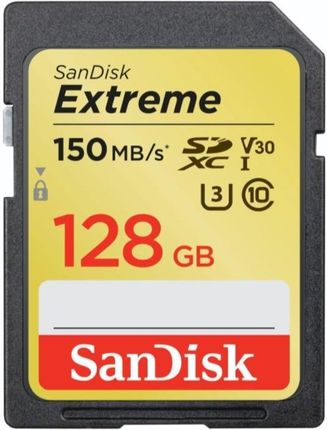 SanDisk 128GB Extreme PRO SDXC UHS-I Card - C10, U3, V30, 4K UHD, SD Card -  SDSDXXY-128G-GN4IN 128GB Card Only