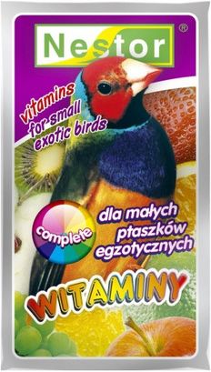 Nestor Witaminy Dla Małych Ptaszków Egzotycznych "Complete" 20G