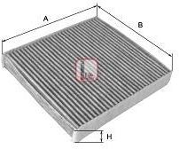 Filtr, przewietrzanie przestrzeni pasażerskiej SOFIMA S 4178 CA
