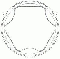 Zestaw osłon, półoż napędowa LÖBRO 304884