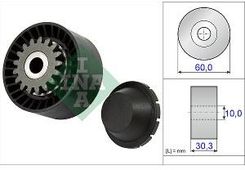 Zdjęcie Rolka napinacza, pasek klinowy wielorowkowy INA 531 0811 10 - Opatowiec