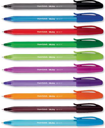 Paper&Mate Komplet Kolorowych Długopisów 10 Kolorów Inkjoy